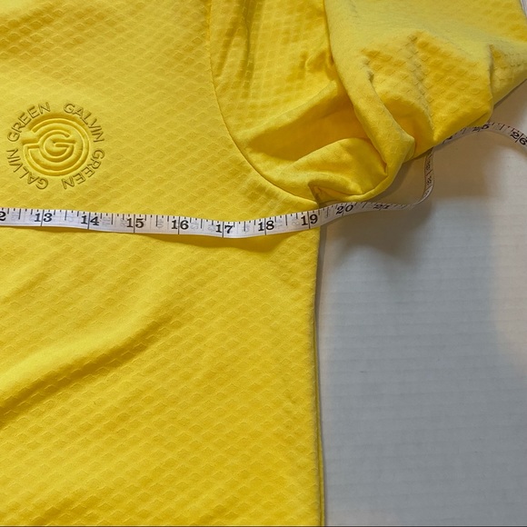 GALVIN GREEN Women's DISA Insula Pullover Sweater Sweatshirt lemon Yellow Medium - Picture 13 of 14